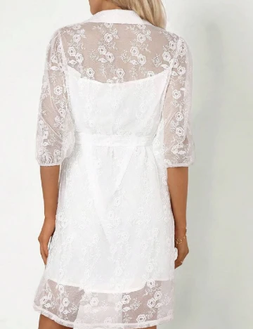 Rochie scurta SHEIN, alb