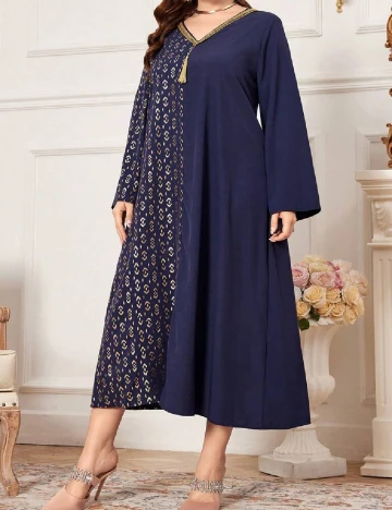 Rochie medie SHEIN CURVE, bleumarin