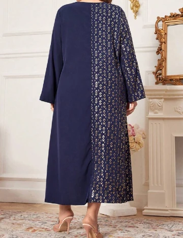 Rochie medie SHEIN CURVE, bleumarin