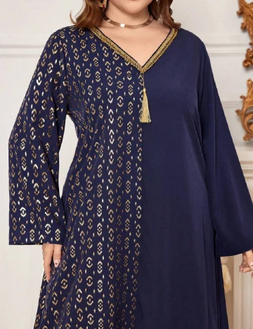 Rochie medie SHEIN CURVE, bleumarin