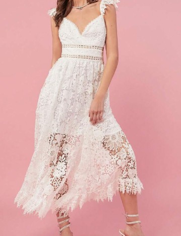 Rochie lunga SHEIN, alb