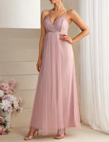 Rochie lunga SHEIN, roz pudra Roz