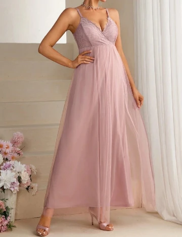 Rochie lunga SHEIN, roz pudra Roz