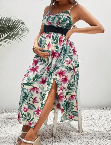 Rochie medie SHEIN Maternity, floral