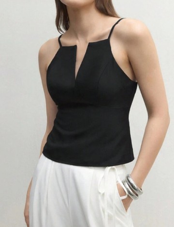 Top SHEIN, negru