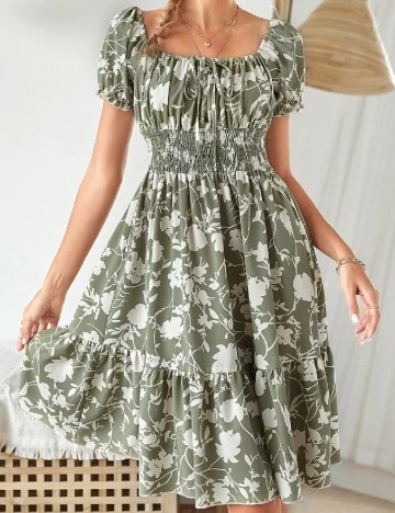 Rochie medie SHEIN, verde