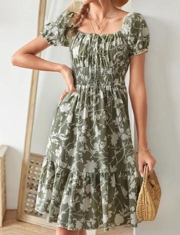 Rochie medie SHEIN, verde