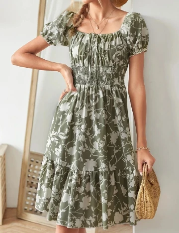Rochie medie SHEIN, verde