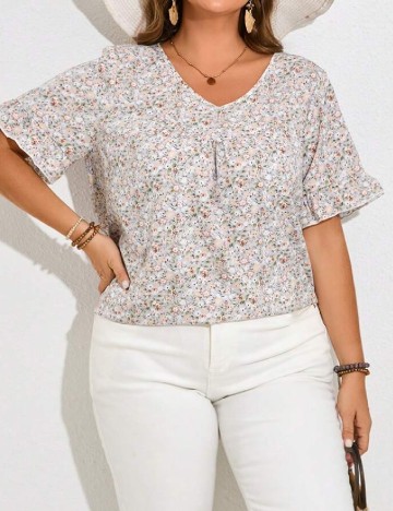 Bluza Emery Rose Curve, floral print