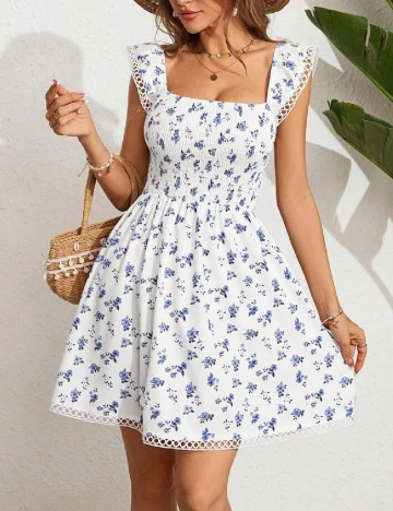 Rochie scurta SHEIN, alb