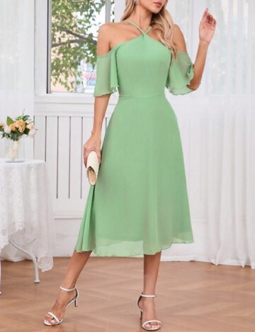 
						Rochie medie SHEIN, verde