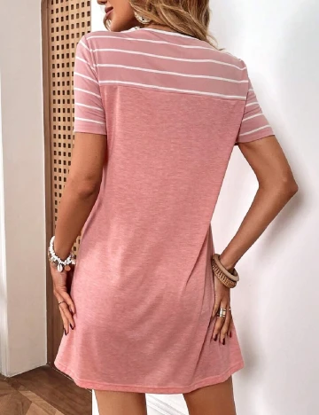 Rochie scurta Emery Rose, roz
