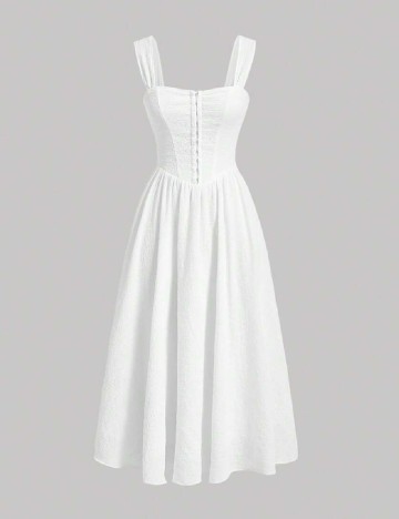 Rochie medie SHEIN, alb