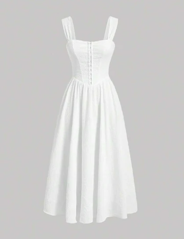 Rochie medie SHEIN, alb