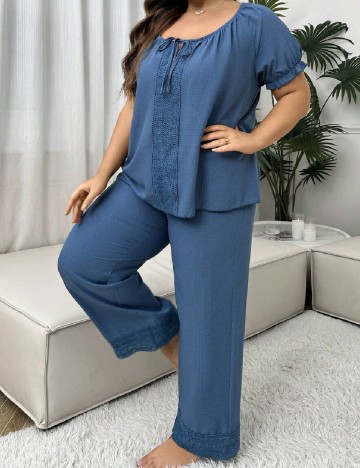 Compleu SHEIN CURVE, albastru