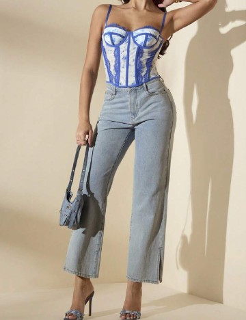 Top SHEIN, albastru