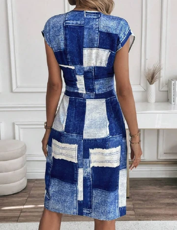 Rochie medie SHEIN, albastru
