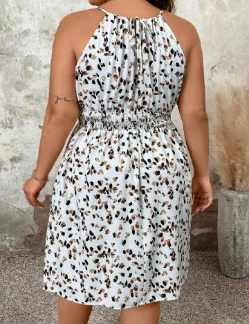 Rochie scurta SHEIN CURVE, alb