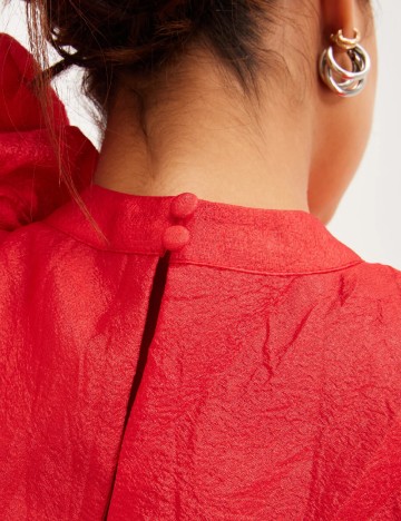 Bluza Pieces, rosu