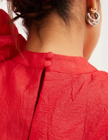 Bluza Pieces, rosu