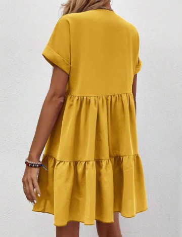 Rochie scurta SHEIN, galben