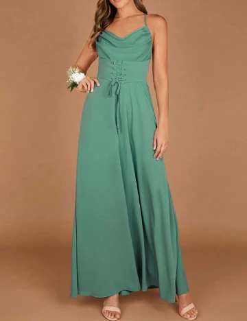 Rochie lunga SHEIN, verde
