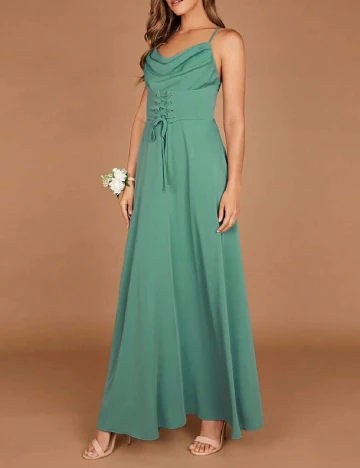 Rochie lunga SHEIN, verde