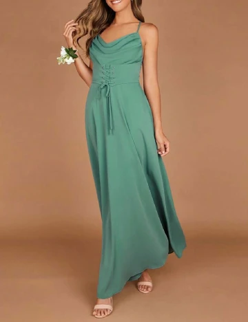 Rochie lunga SHEIN, verde