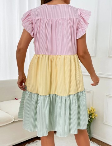 Rochie medie SHEIN CURVE, mix culori