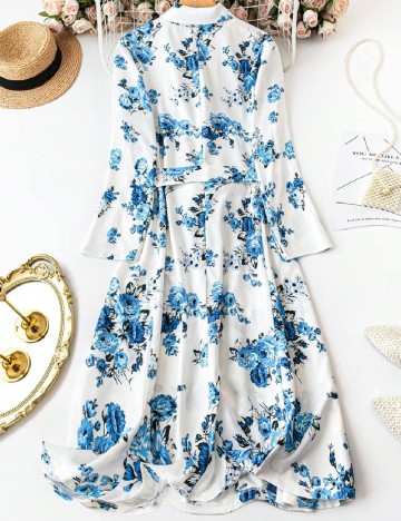 Rochie medie SHEIN CURVE, floral print