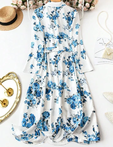 Rochie medie SHEIN CURVE, floral print