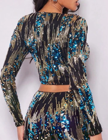 Top SHEIN, negru