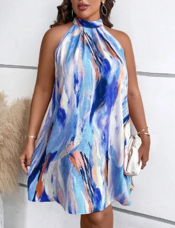 Rochie scurta SHEIN CURVE, mix culori