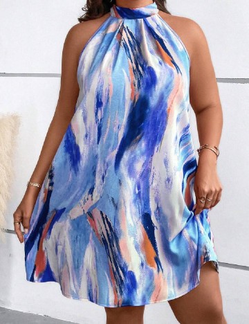 Rochie scurta SHEIN CURVE, mix culori