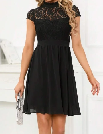 Rochie scurta Homeyee, negru