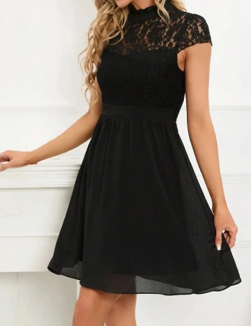 Rochie scurta Homeyee, negru