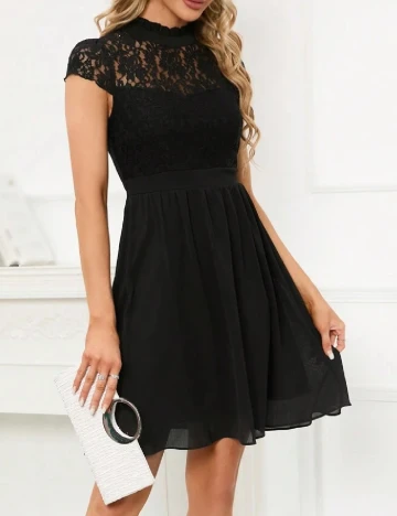 Rochie scurta Homeyee, negru