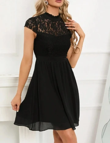 Rochie scurta Homeyee, negru