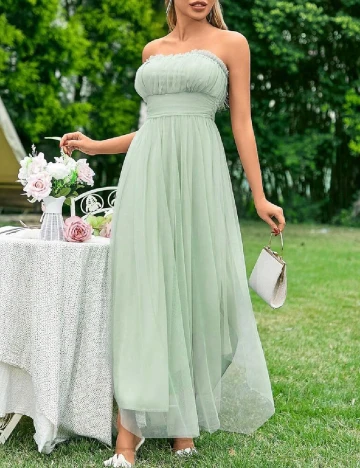 Rochie lunga SHEIN, verde