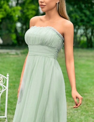 Rochie lunga SHEIN, verde