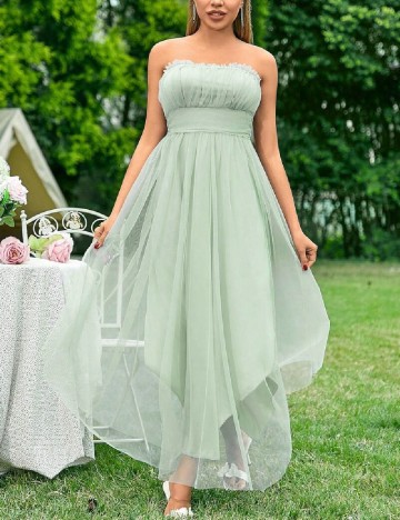 Rochie lunga SHEIN, verde