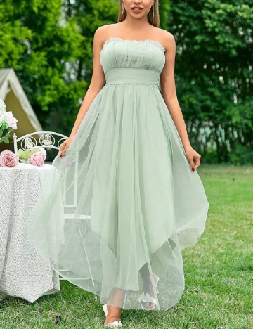 Rochie lunga SHEIN, verde