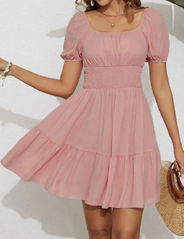 Rochie scurta SHEIN, roz