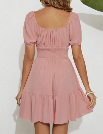 Rochie scurta SHEIN, roz Roz