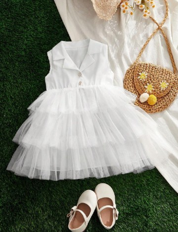 
						Rochie Shein Kids, alb