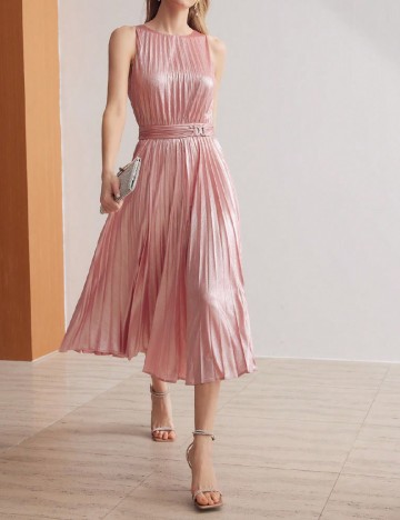 Rochie medie MOTF, roz