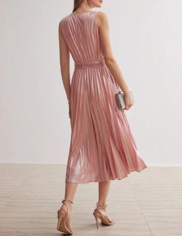 Rochie medie MOTF, roz