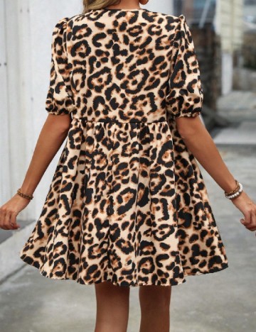 Rochie scurta SHEIN, animal print