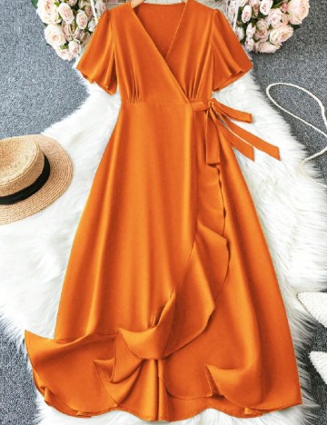 
						Rochie medie SHEIN, portocaliu