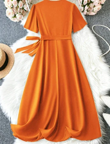 Rochie medie SHEIN, portocaliu